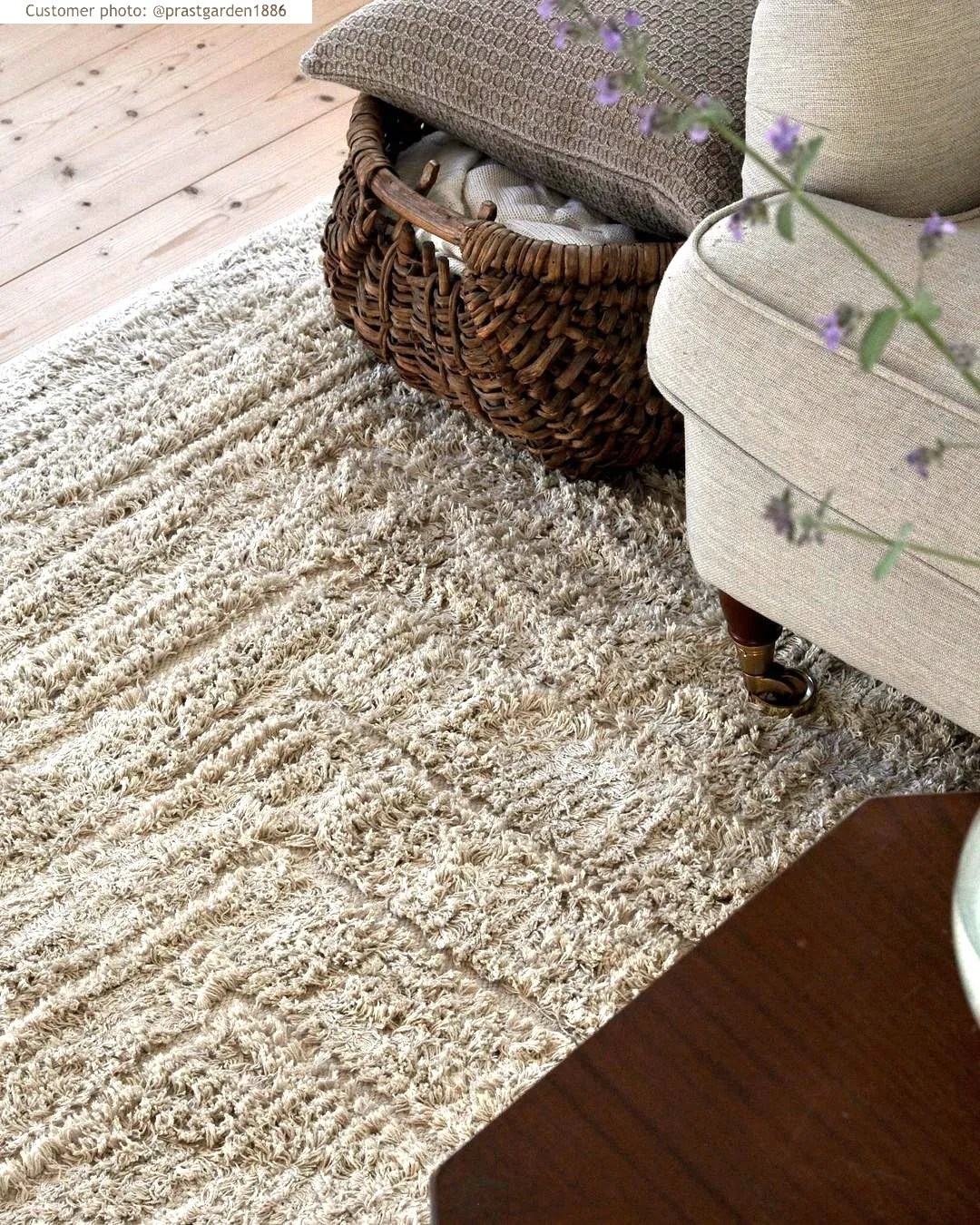 Tapetes felpudos - Kendra Natural Cotton Shaggy (natureza)