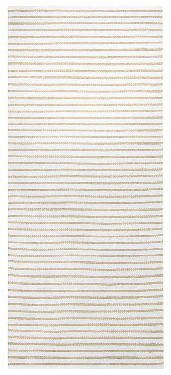 Tapetes de Plástico - Kensington (bege/branco)