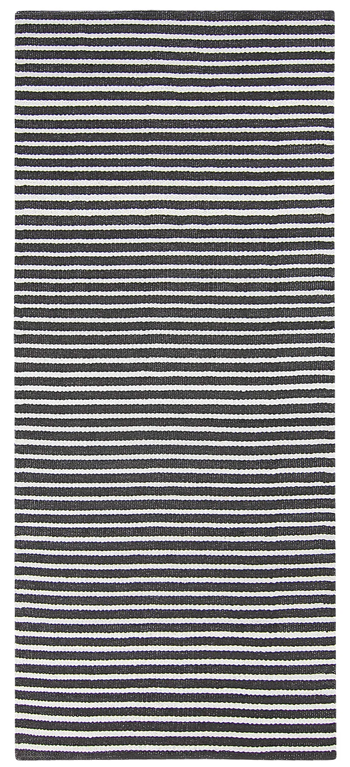 Tapetes de Plástico - Kensington (preto/branco)