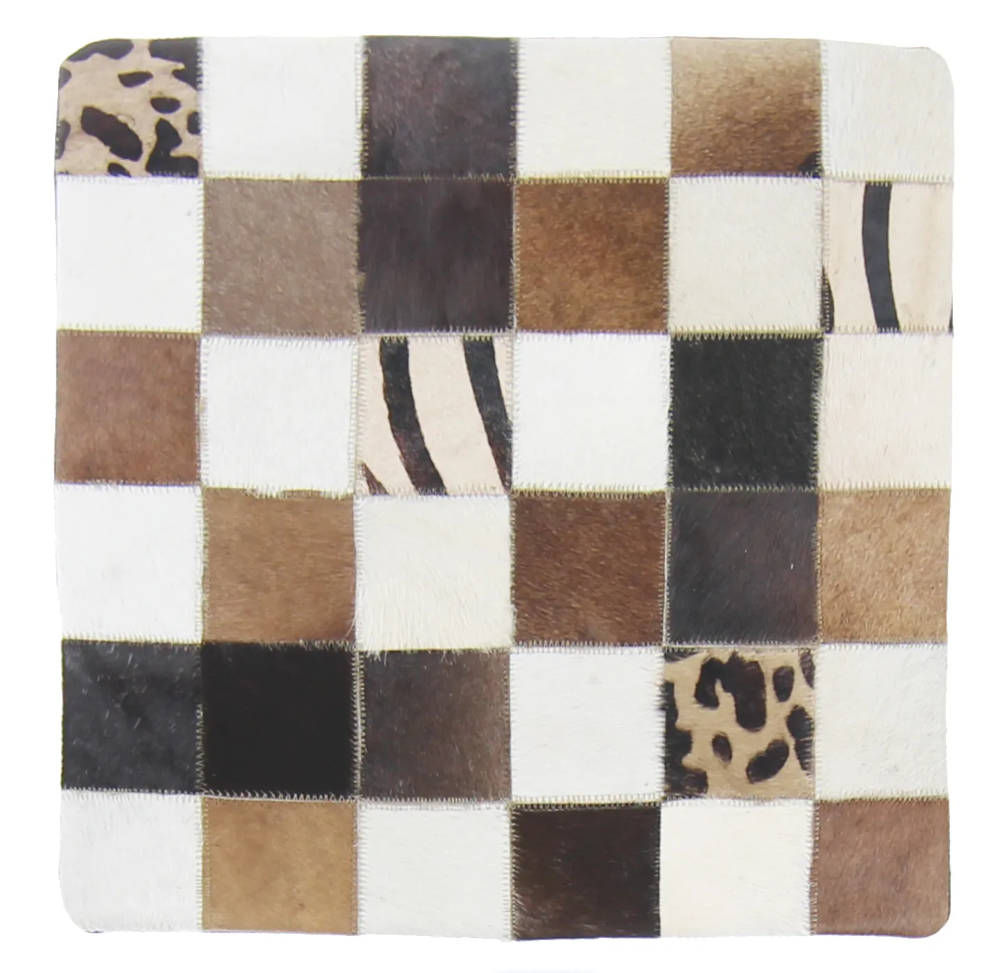 Capa de Almofada de Couro Bovino 45 x 45 cm