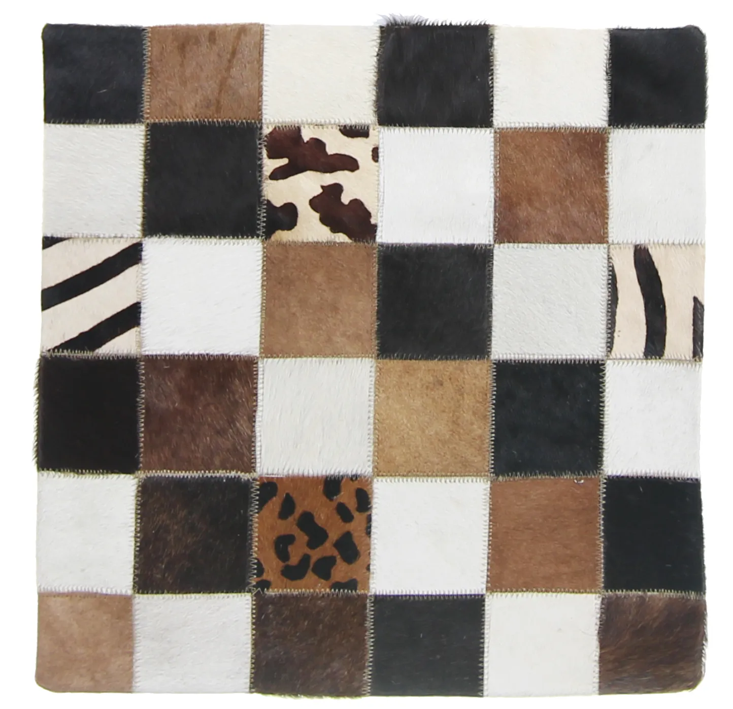 Capa de Almofada de Couro Bovino 45 x 45 cm