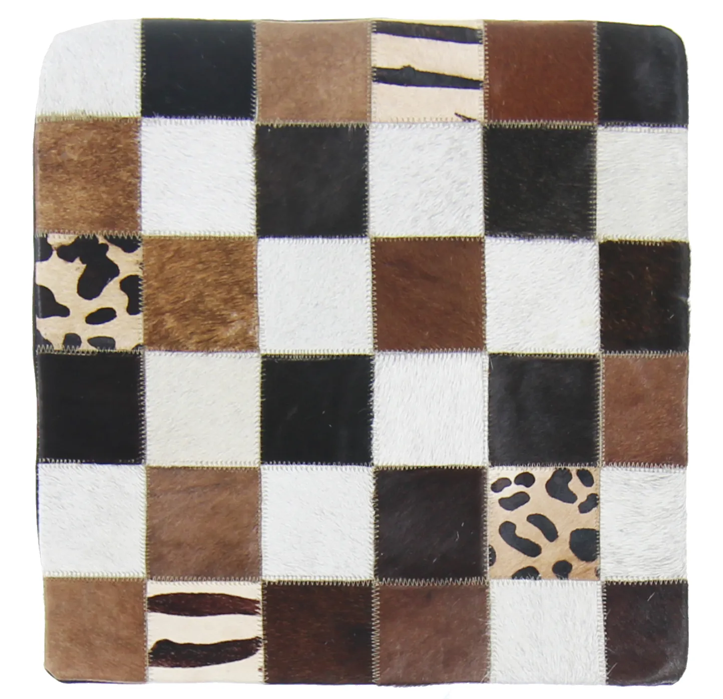 Capa de Almofada de Couro Bovino 45 x 45 cm
