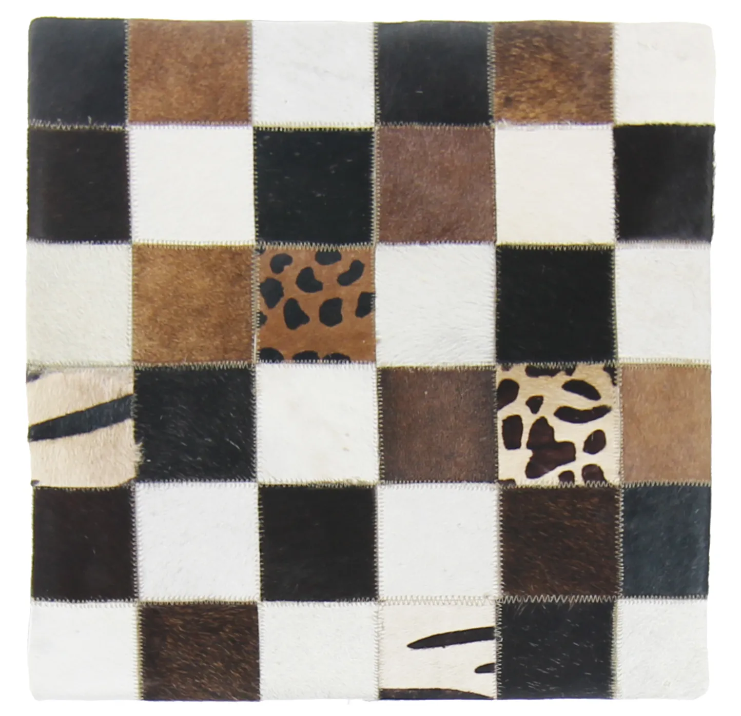 Capa de Almofada de Couro Bovino 45 x 45 cm