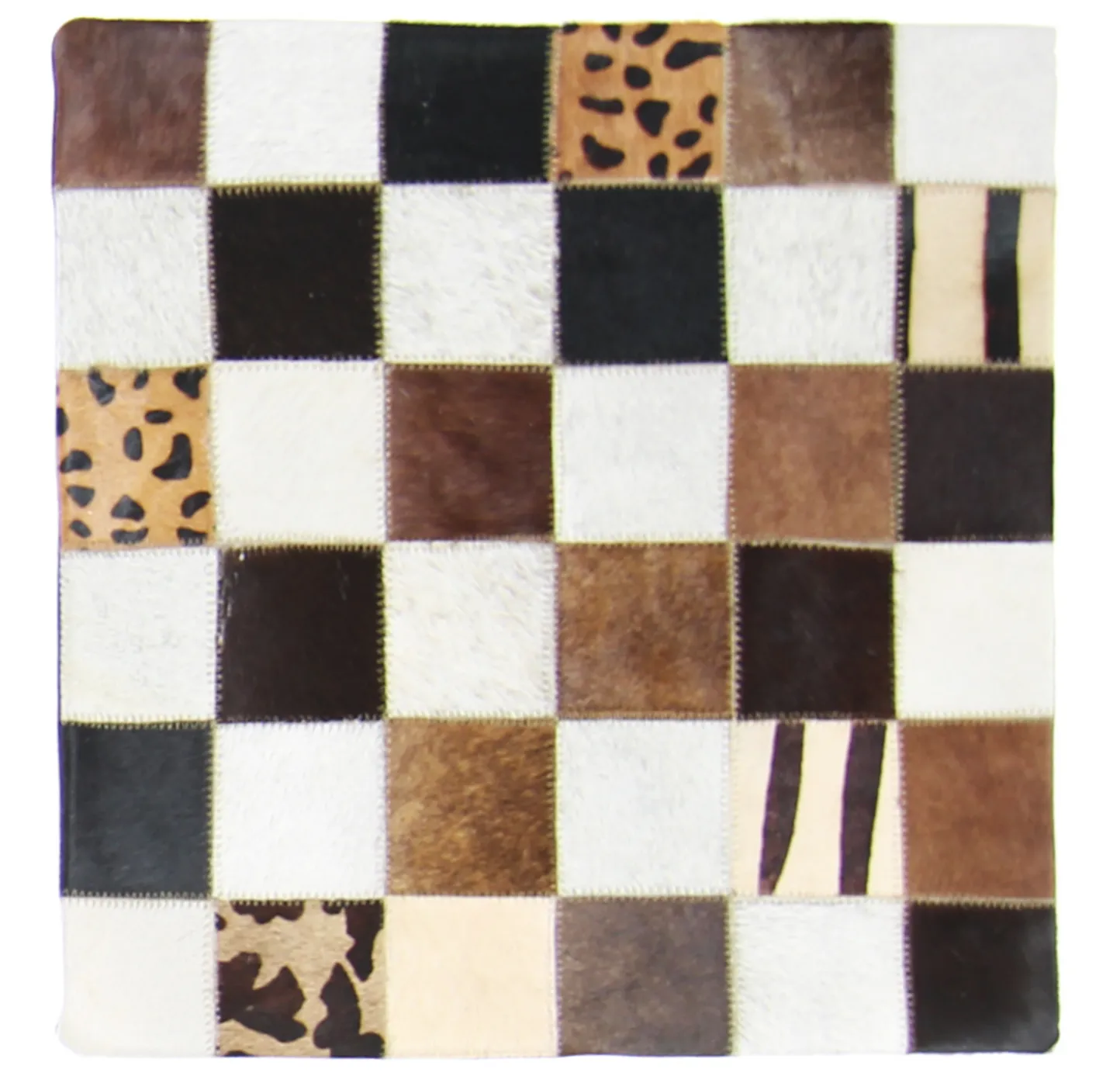 Capa de Almofada de Couro Bovino 45 x 45 cm