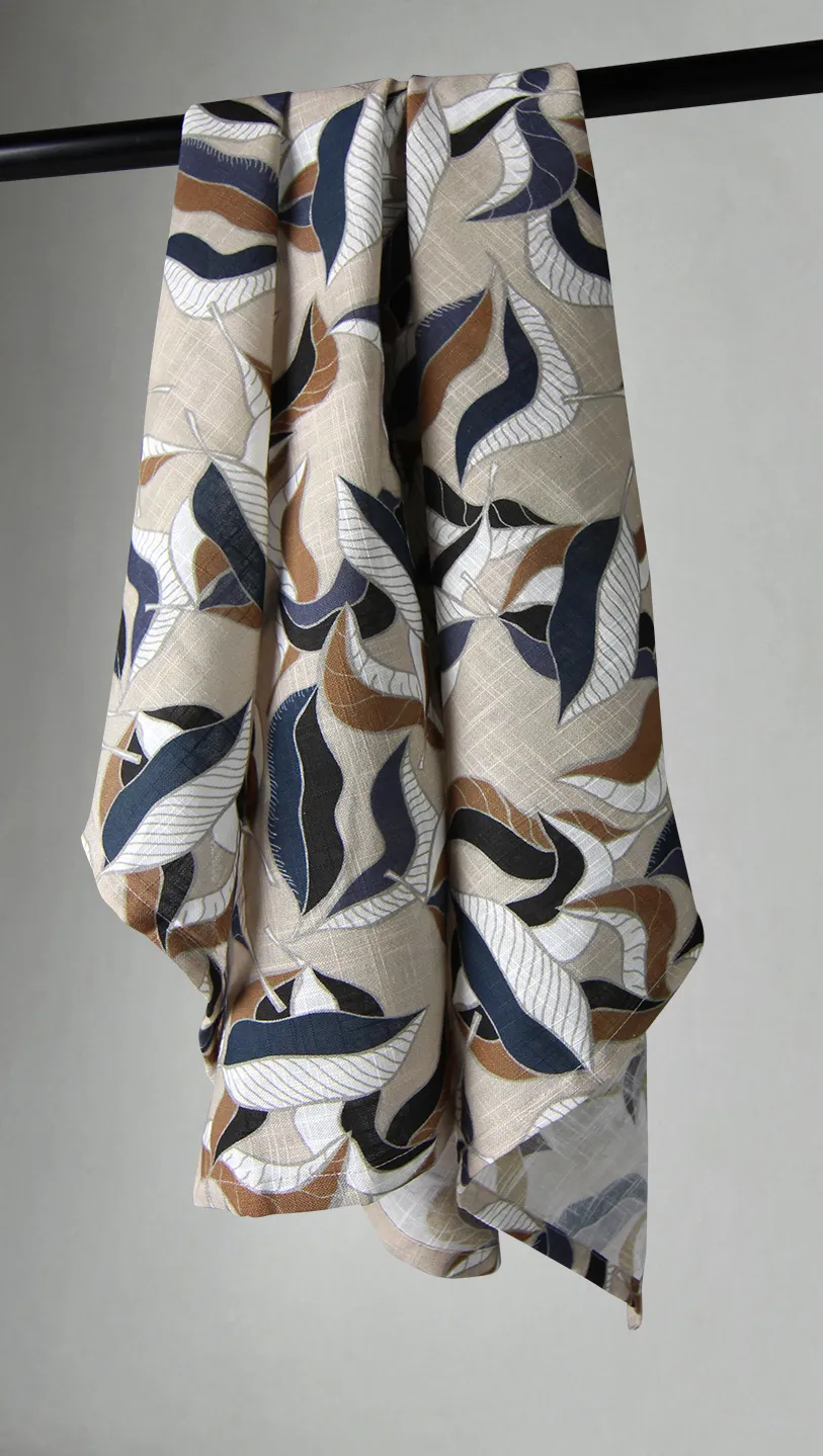 Pano de cozinha 2 unidades - Amalie (cinza/azul)