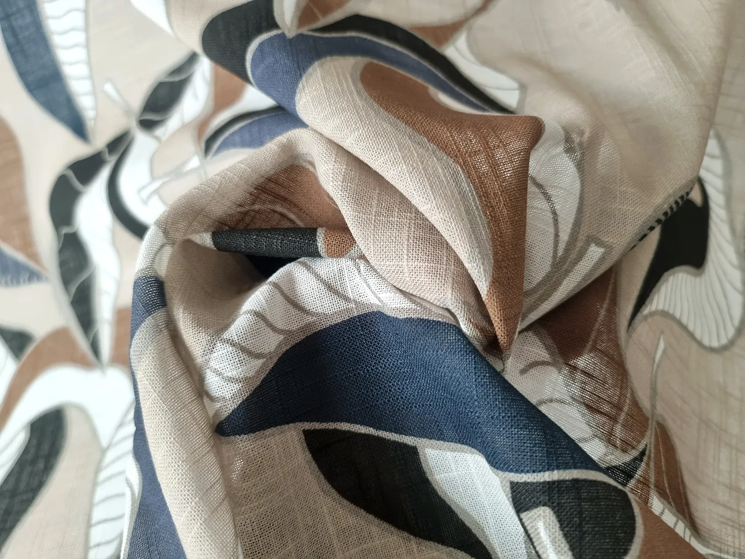 Pano de cozinha 2 unidades - Amalie (cinza/azul)