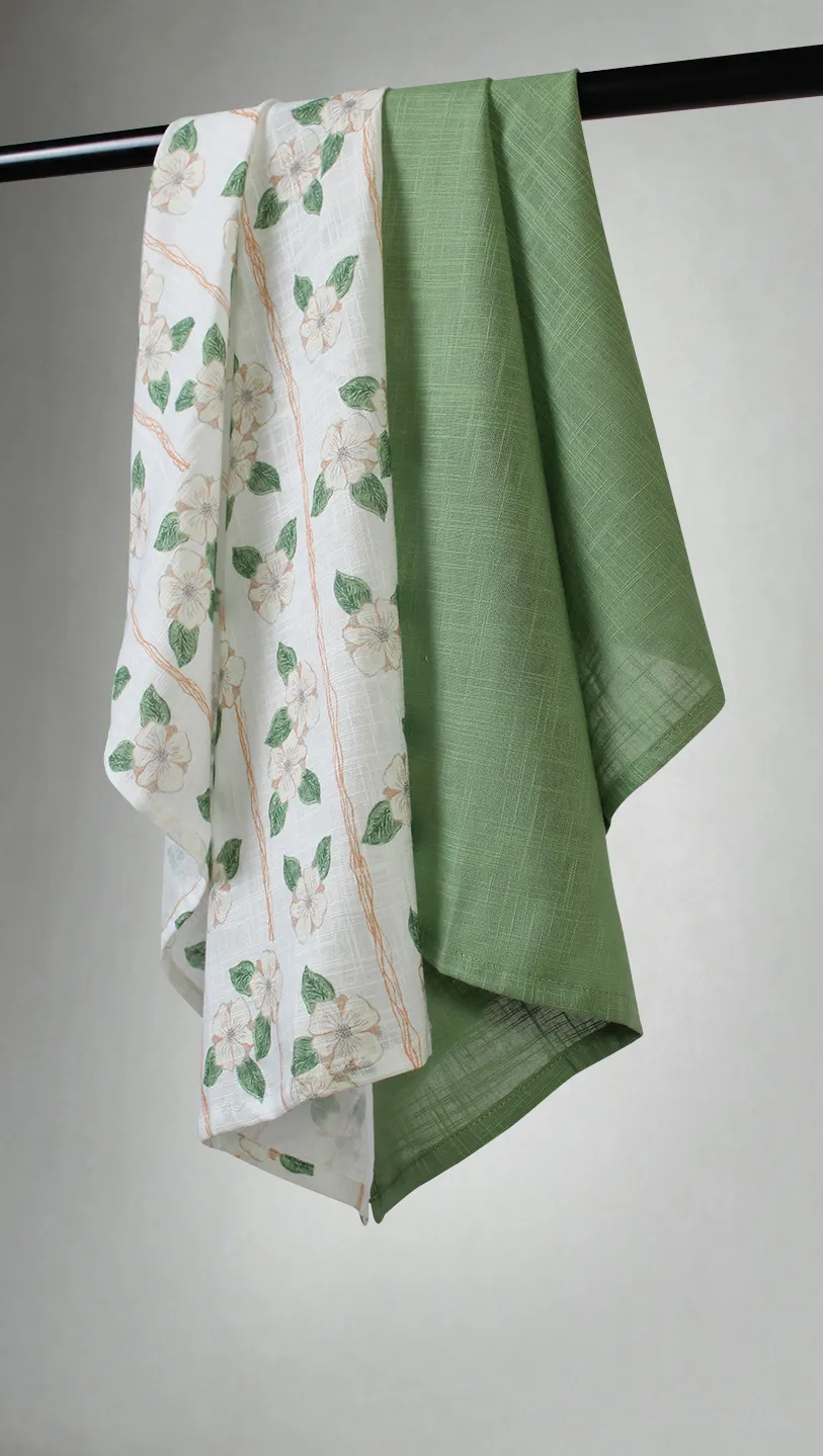 Pano de cozinha 2 unidades - Anna-Lisa (bege)