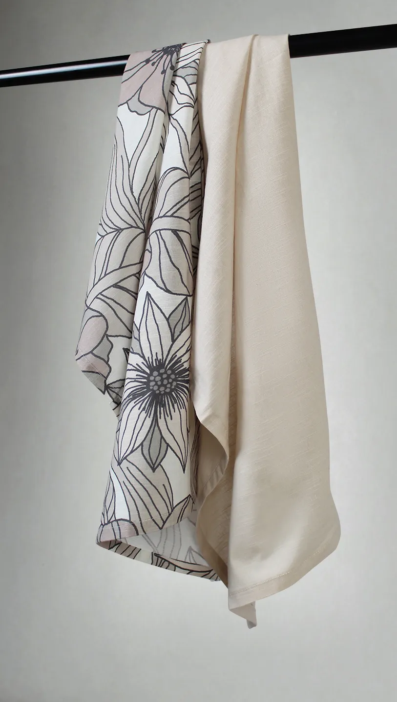 Pano de cozinha 2 unidades - Aurelia (bege)