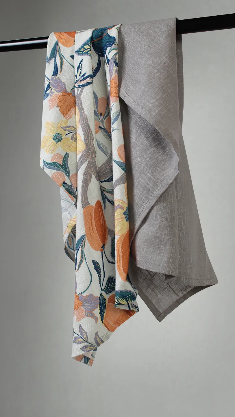 Pano de cozinha 2 unidades - Sofi-Lee (laranja)