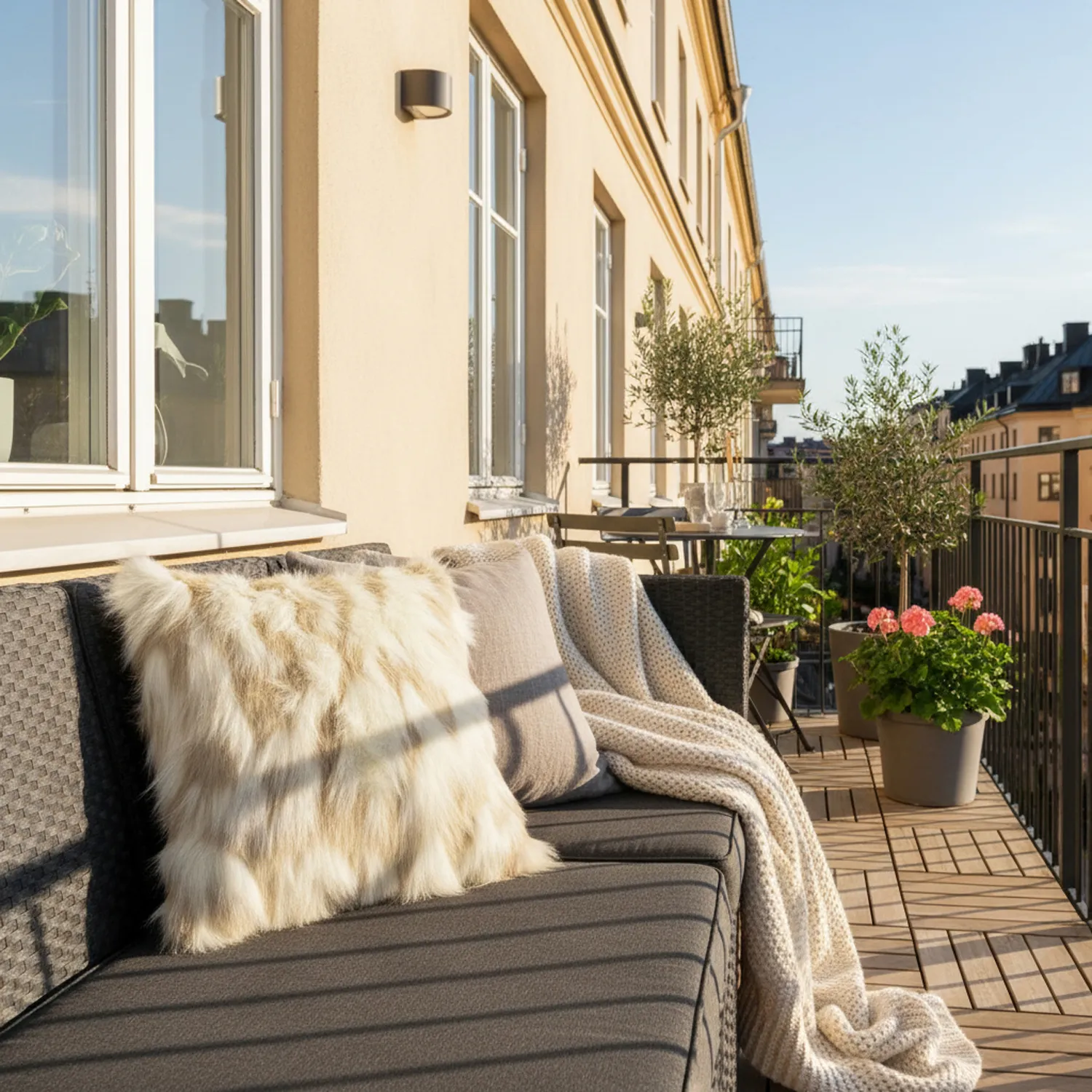 Capa de Almofada - Clara (branco/bege)