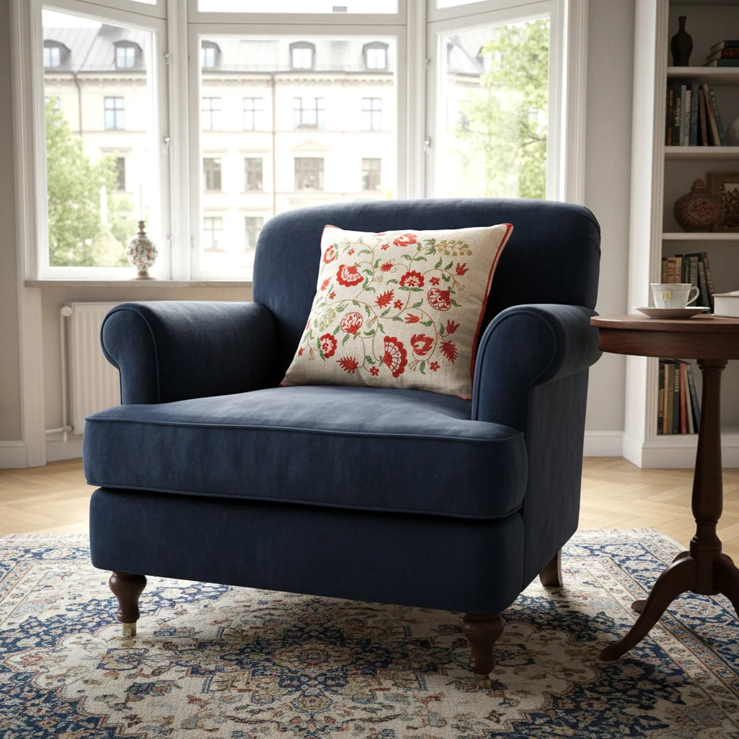 Capa de Almofada - Kalmar Embroidered Cushion Cover (multi)