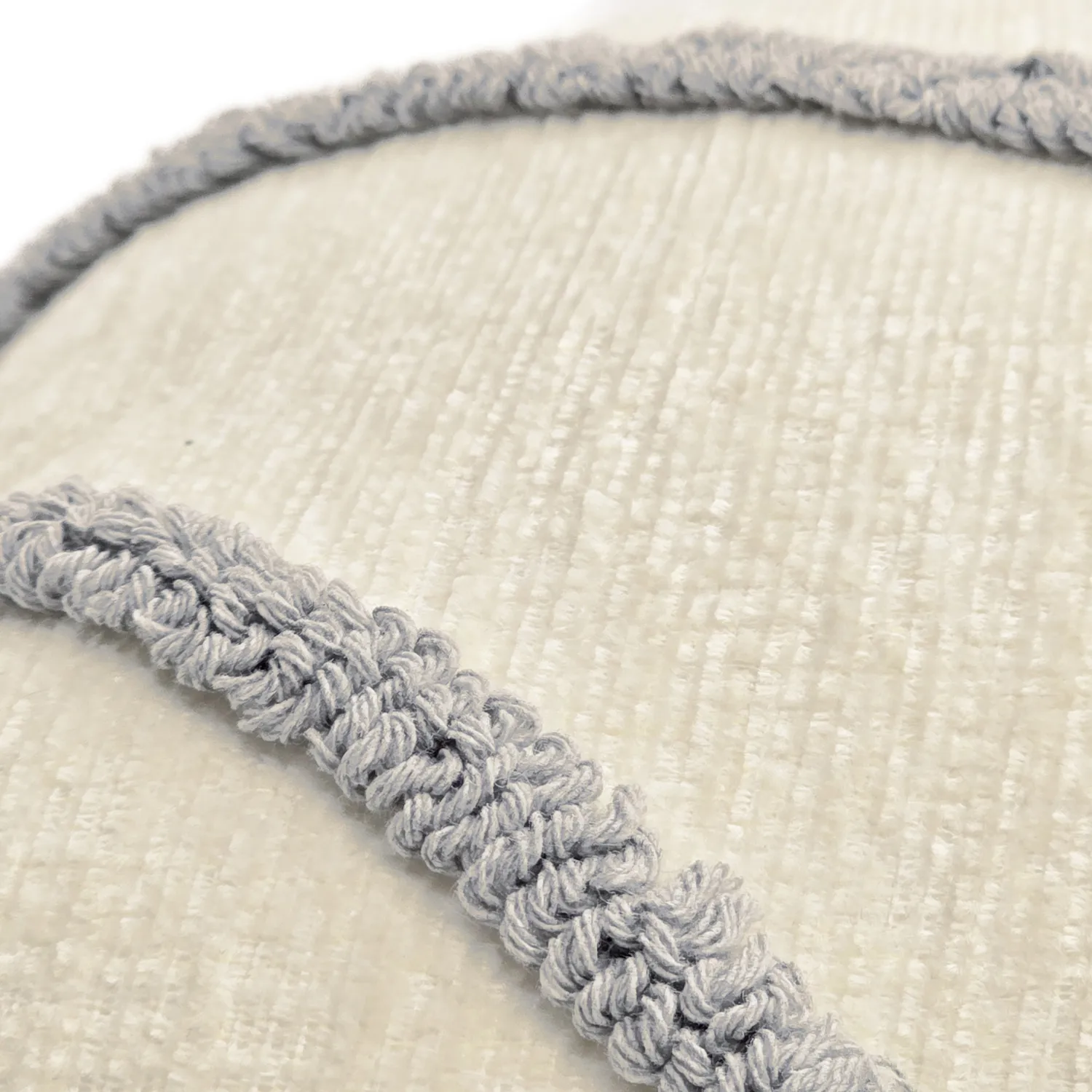 Capa de Almofada - Montreux (off white/cinza)