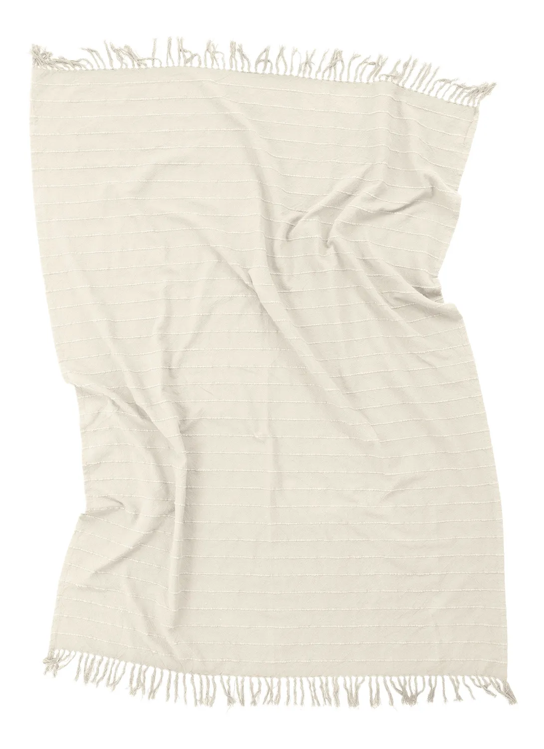 Cobertores - Nalani cotton throw (creme)