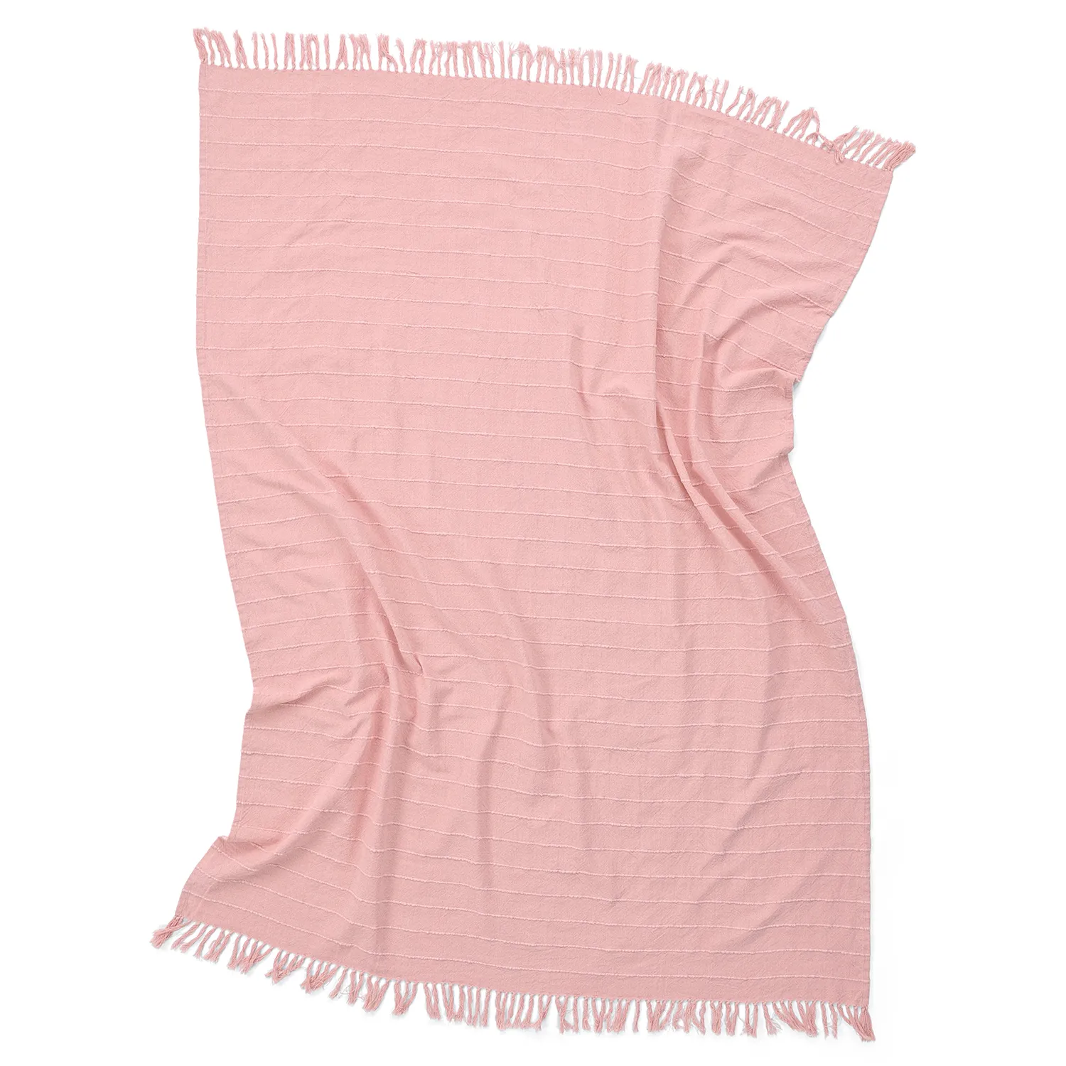 Cobertores - Nalani cotton throw (rosa)