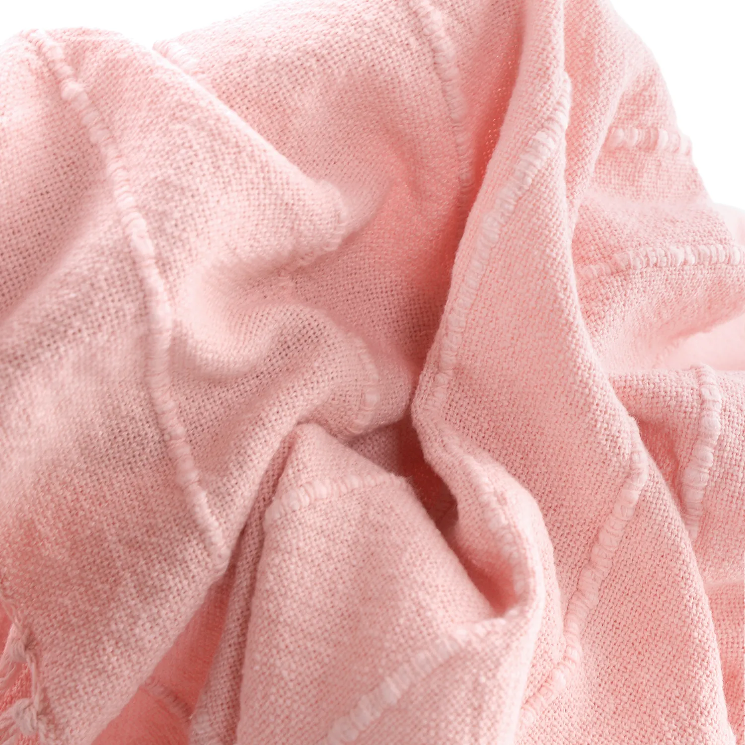 Cobertores - Nalani cotton throw (rosa)