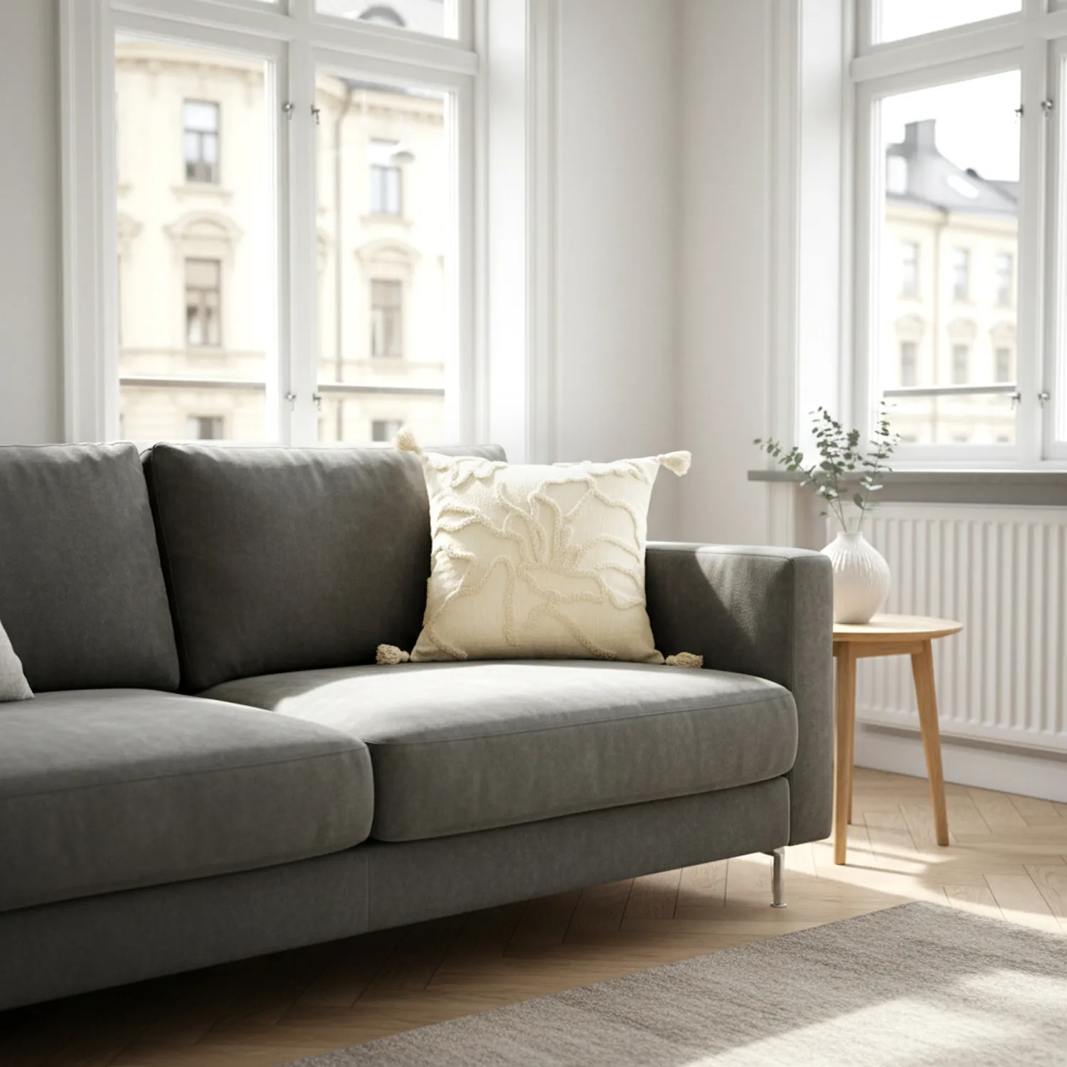 Capa de Almofada - Roslyn (off white)