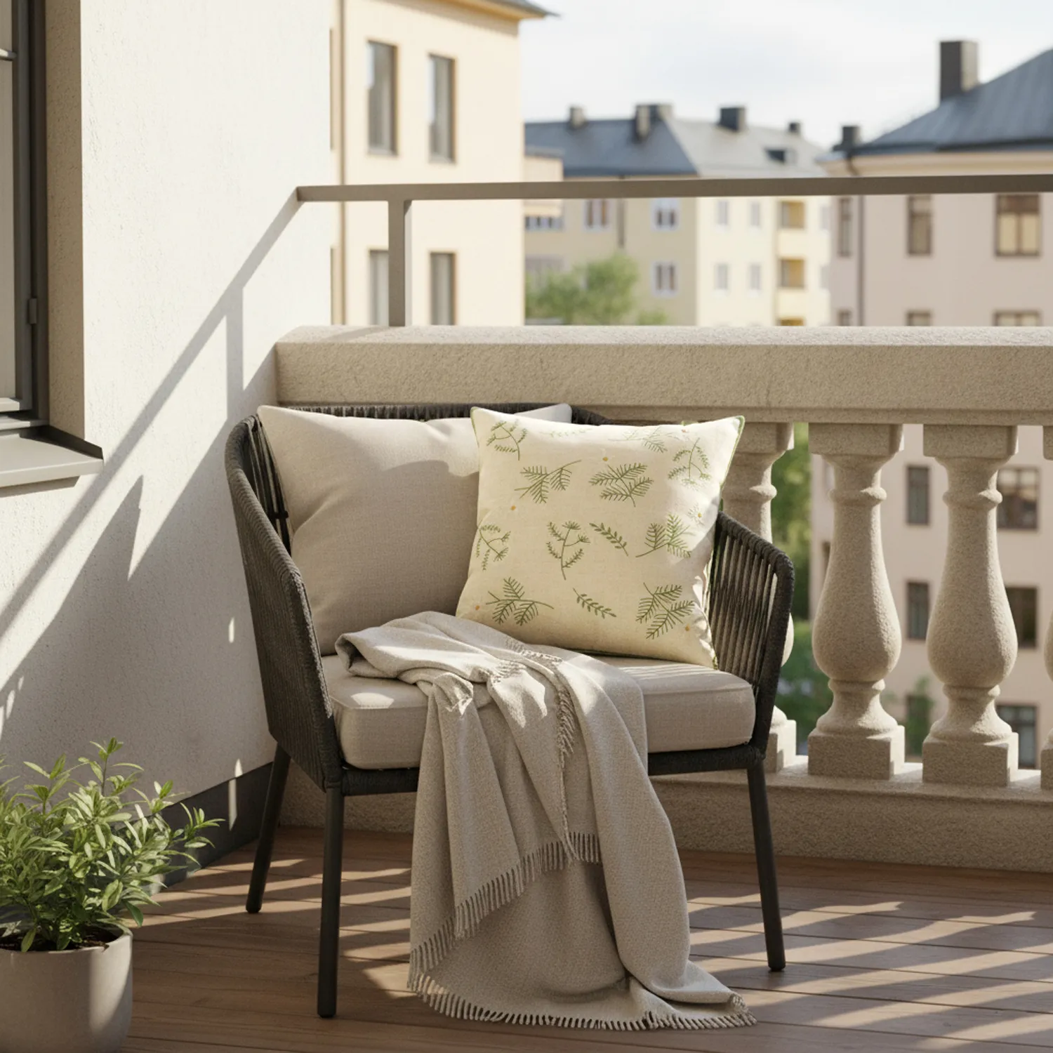 Capa de Almofada - Vasa Embroidered Cushion Cover (multi)