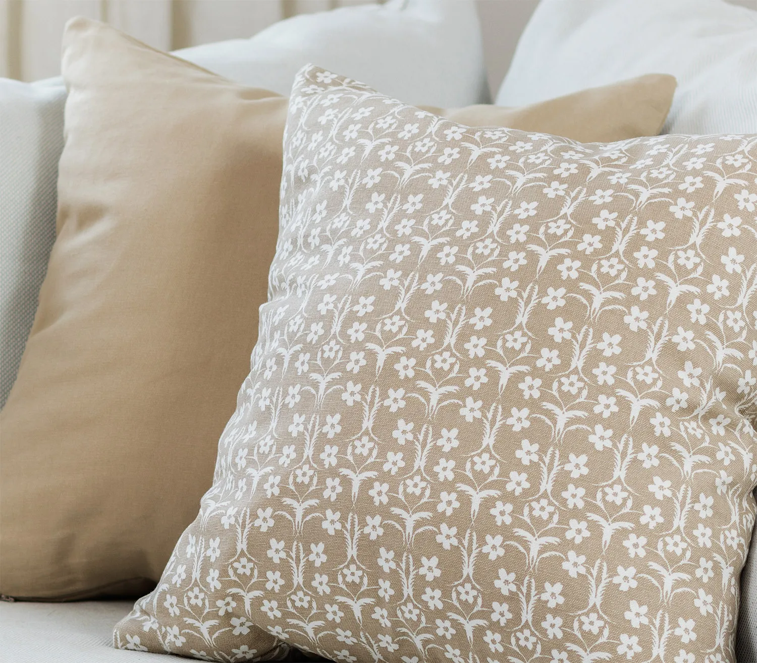 Capa de Almofada 2-pack - Ella (bege)