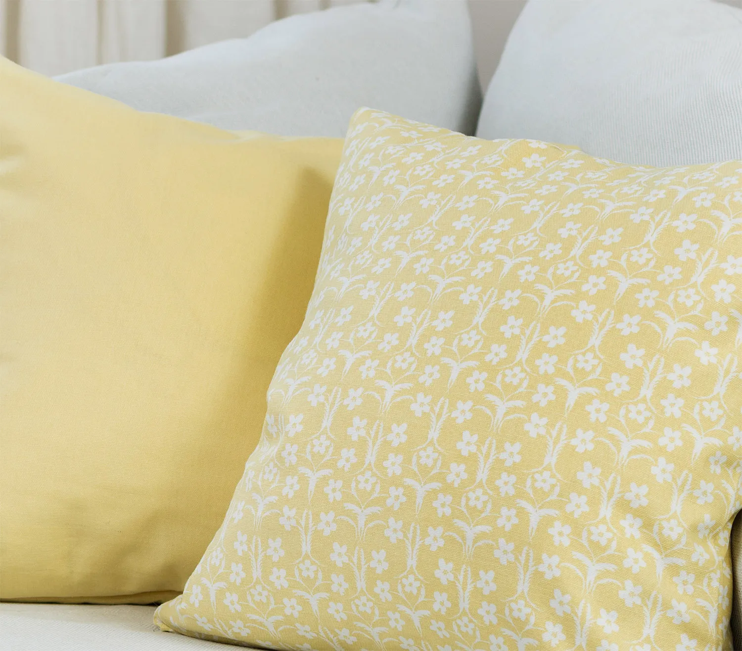 Capa de Almofada 2-pack - Ella (amarelo)