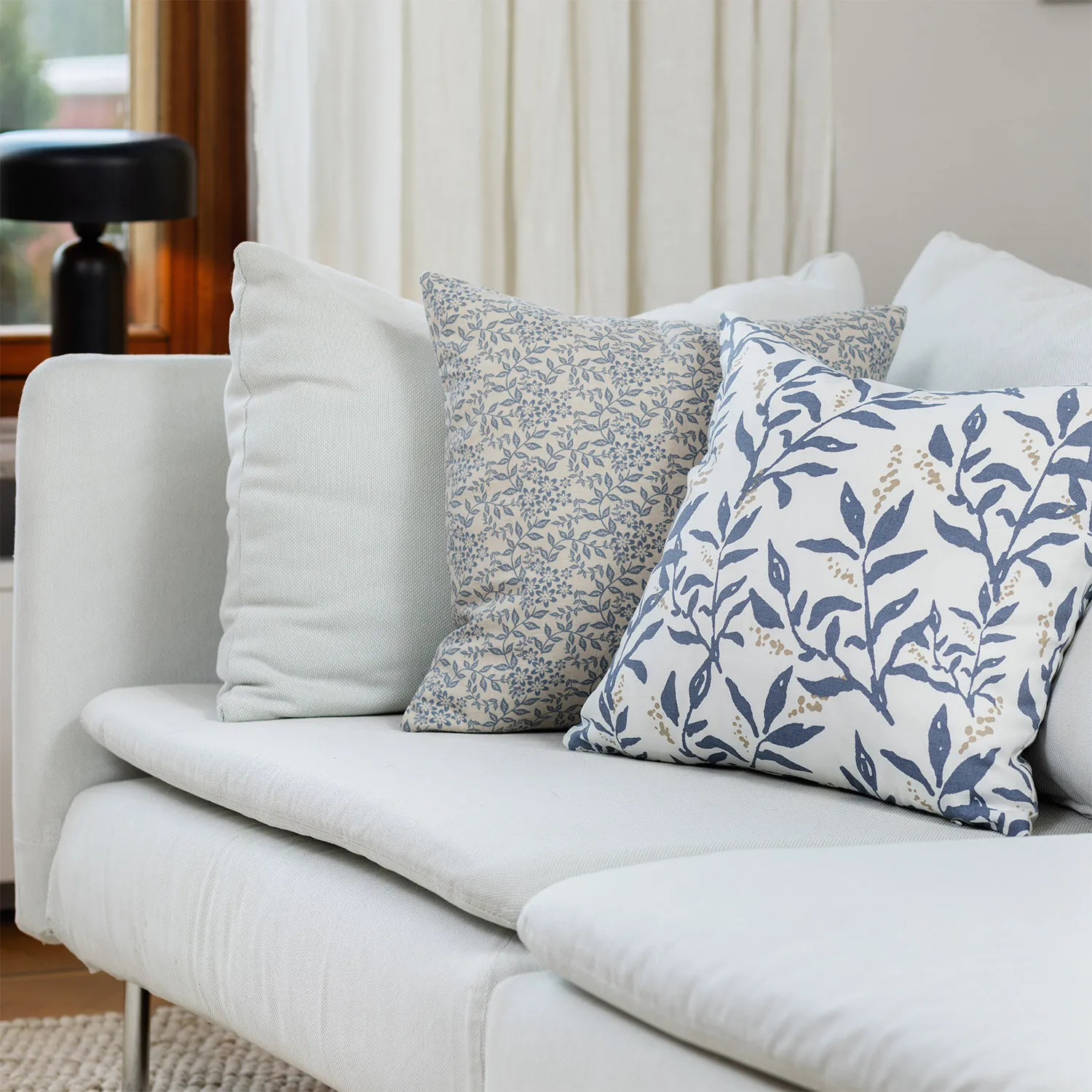 Capa de Almofada 2-pack - Lilja (azul)