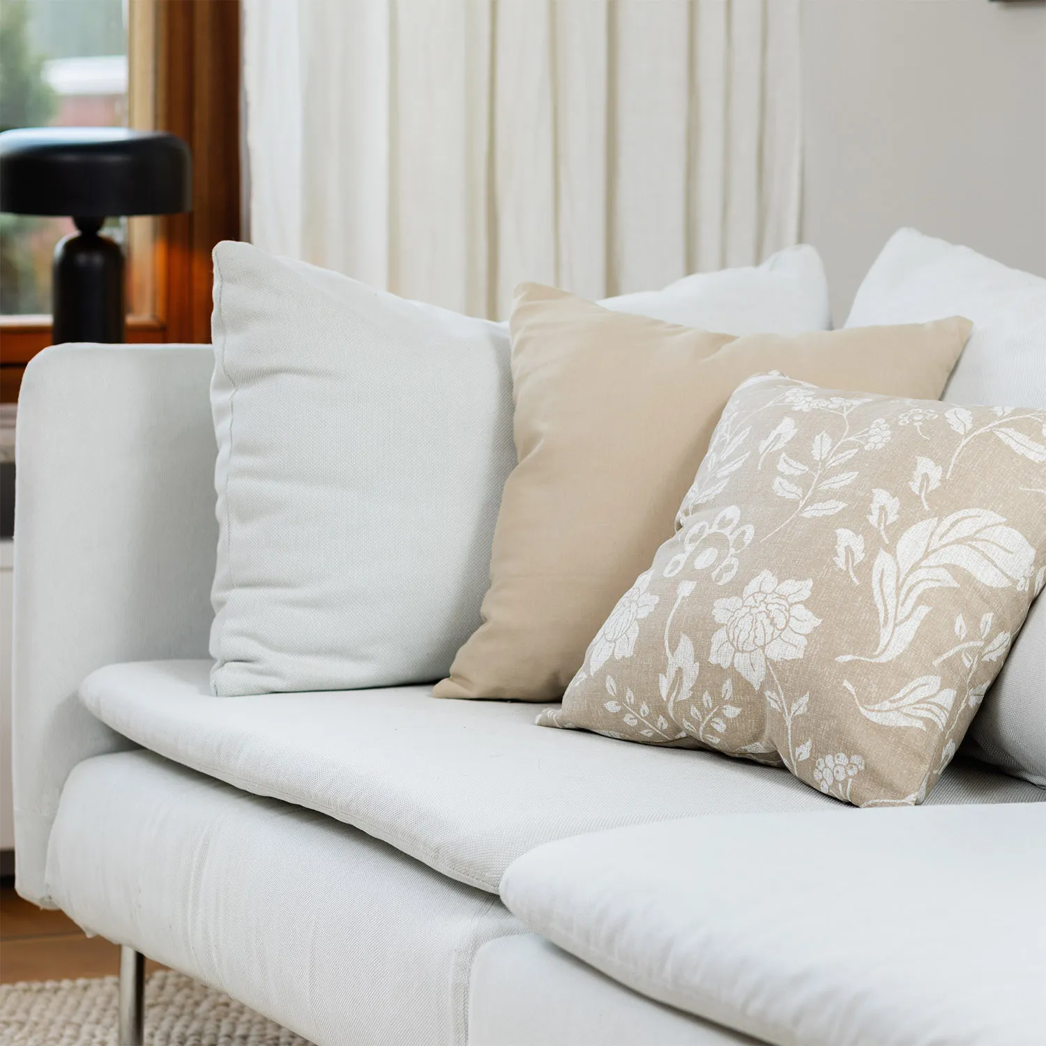 Capa de Almofada 2-pack - Onni (bege)