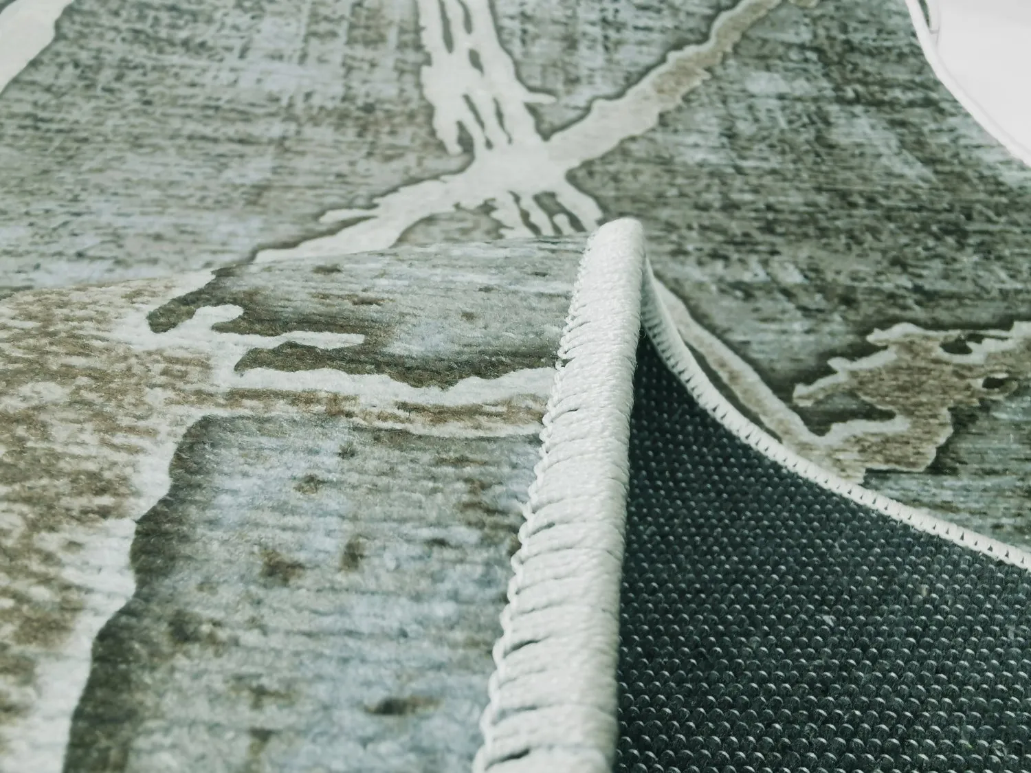 Tapete Wilton - Lagos (cinza)