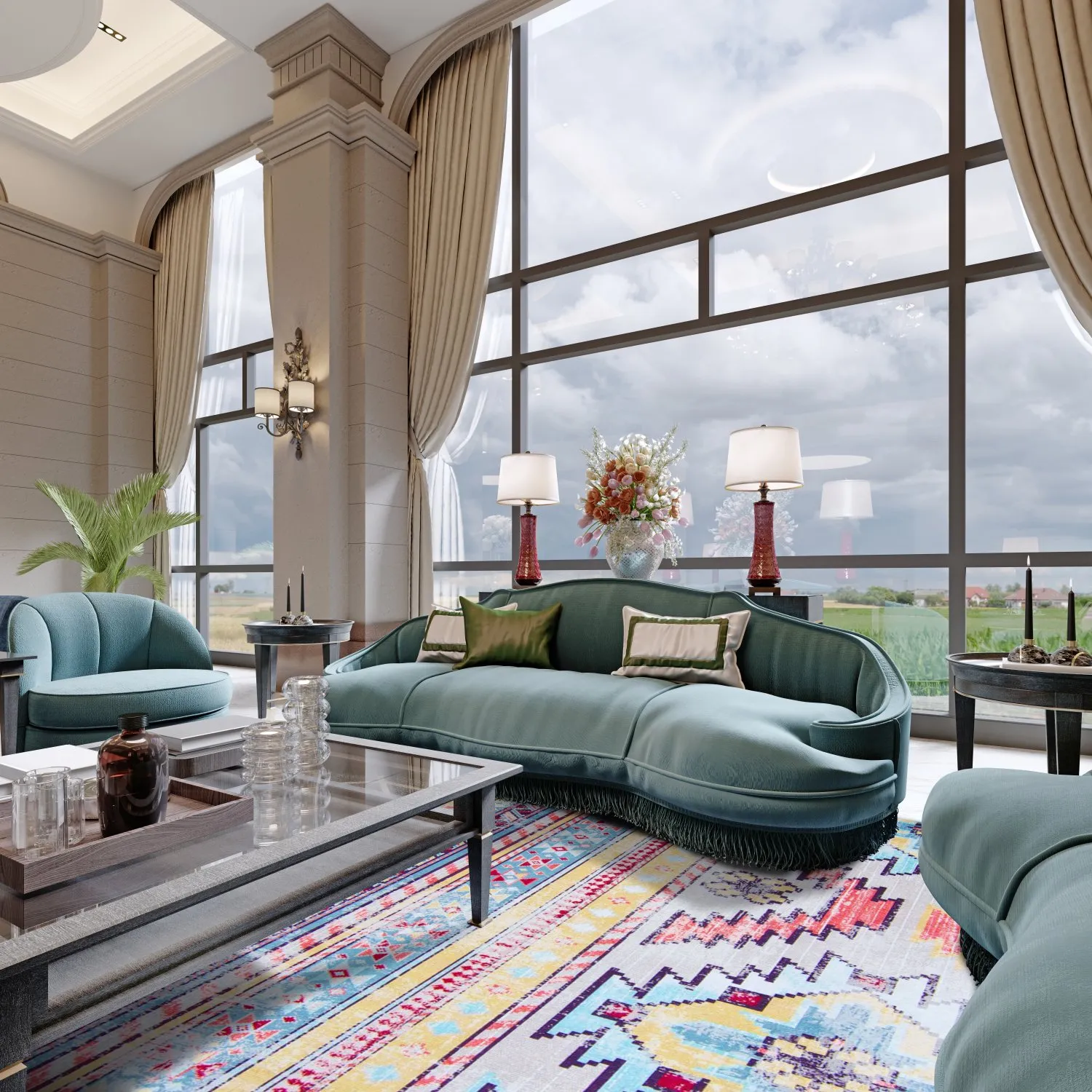 Tapete Wilton - Lemons (multicolorido)