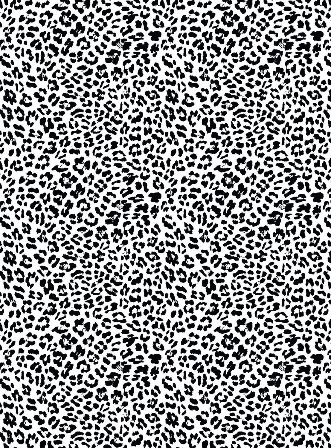 Tapete Wilton - Leopard (preto/branco)