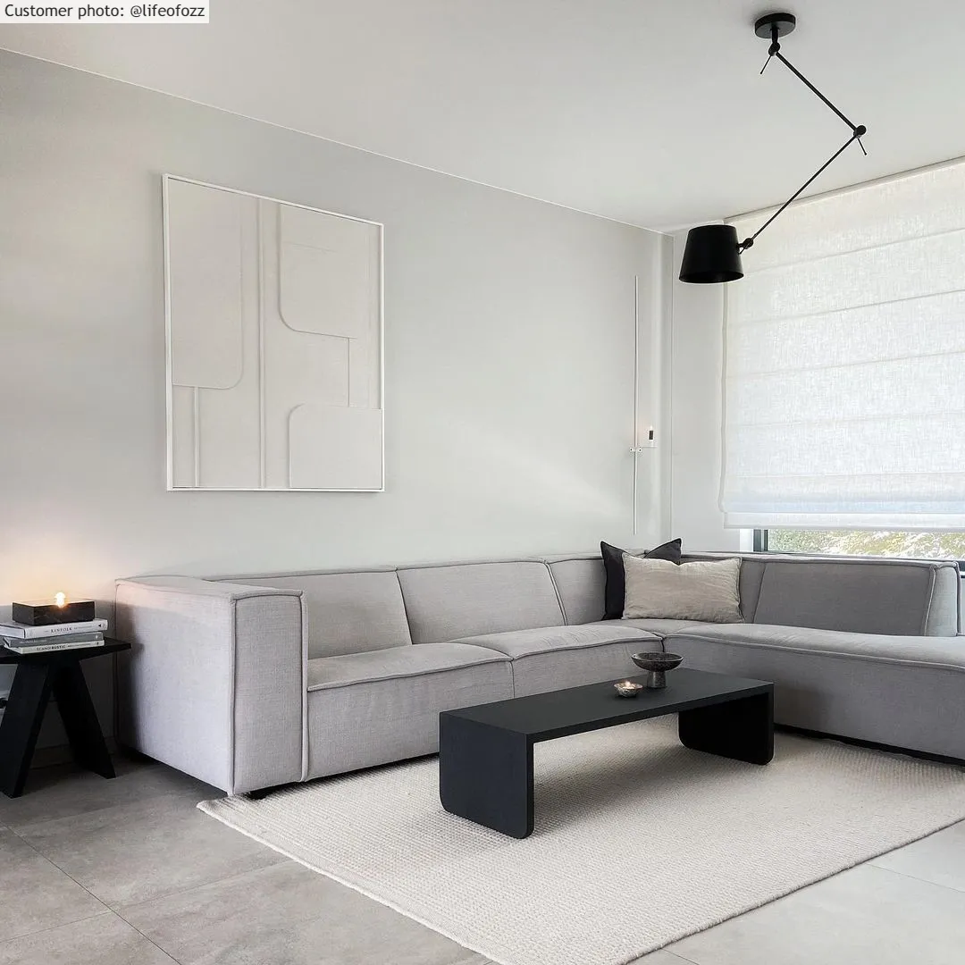 Tapete de lã - Coastal (branco)