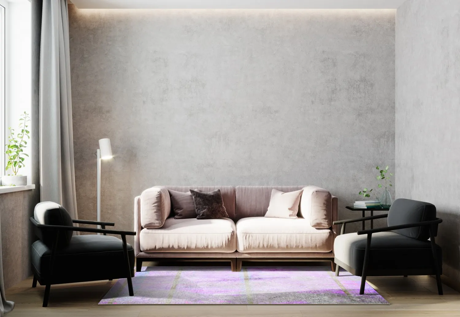 Tapete Wilton - Almada (roxo)