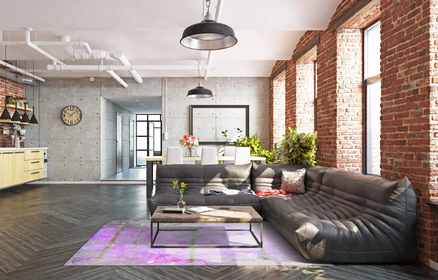 Tapete Wilton - Almada (roxo)