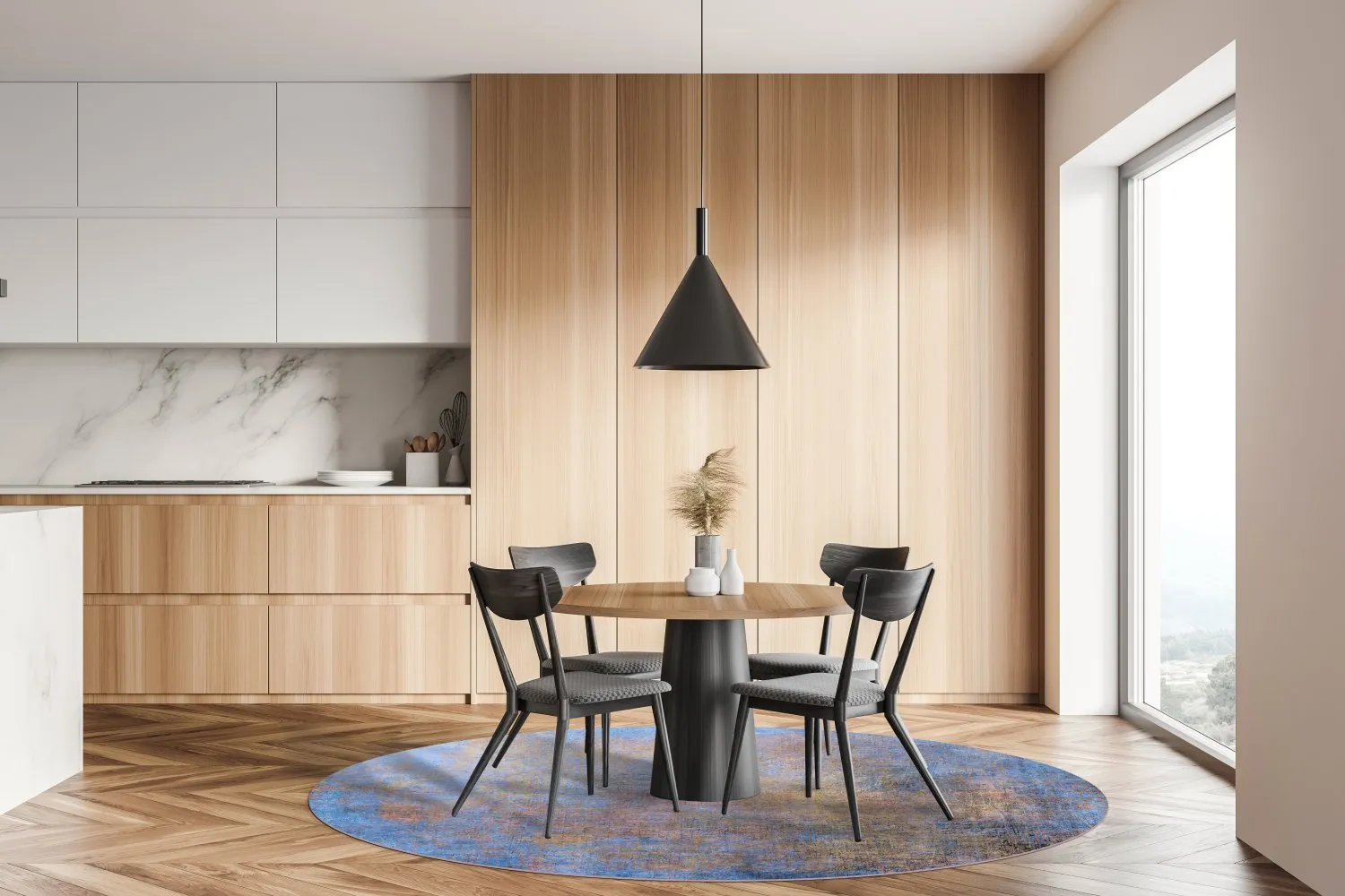 Tapete redondo - Grandola (roxo)