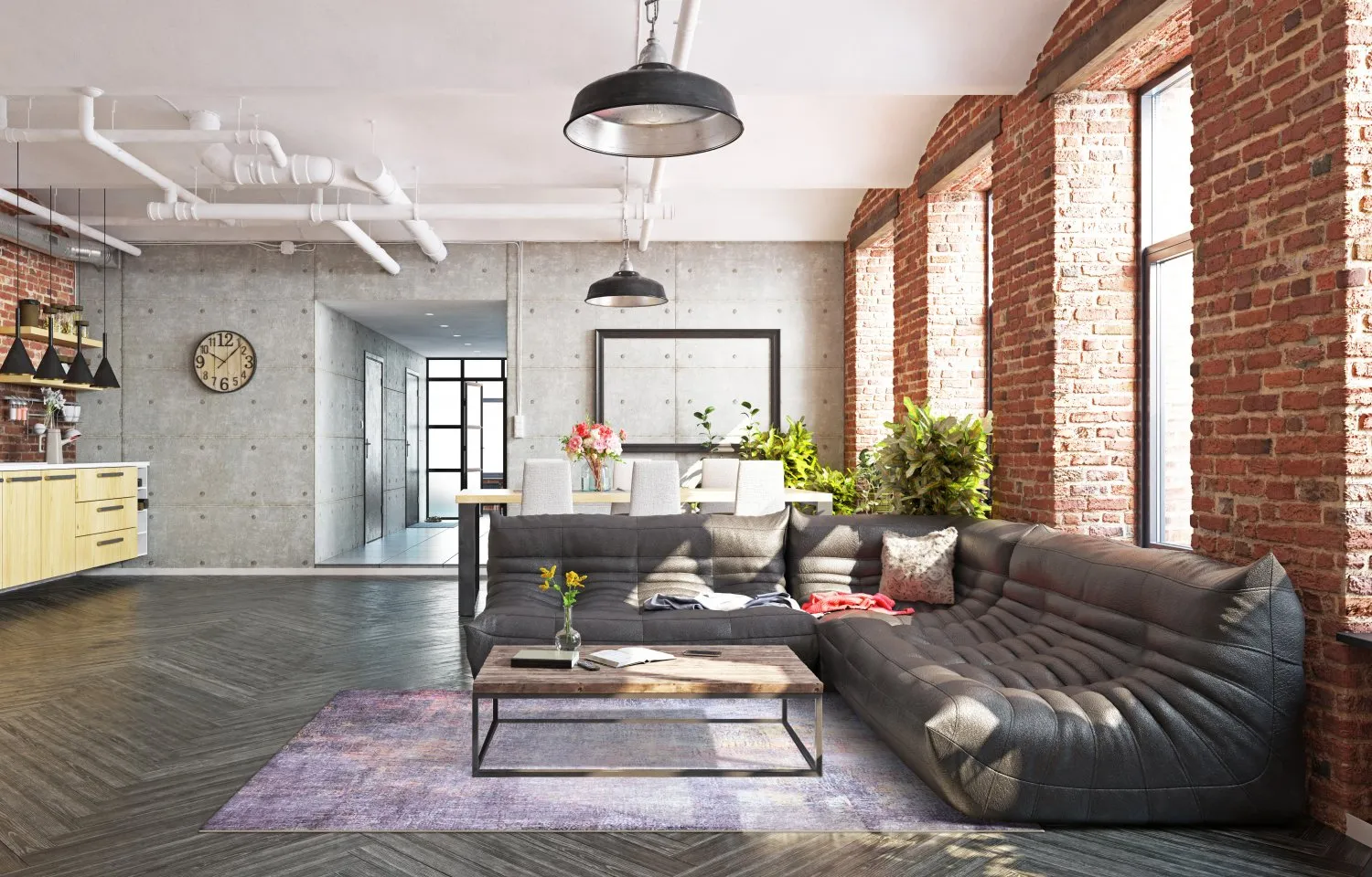 Tapete Wilton - Tarnos (roxo)