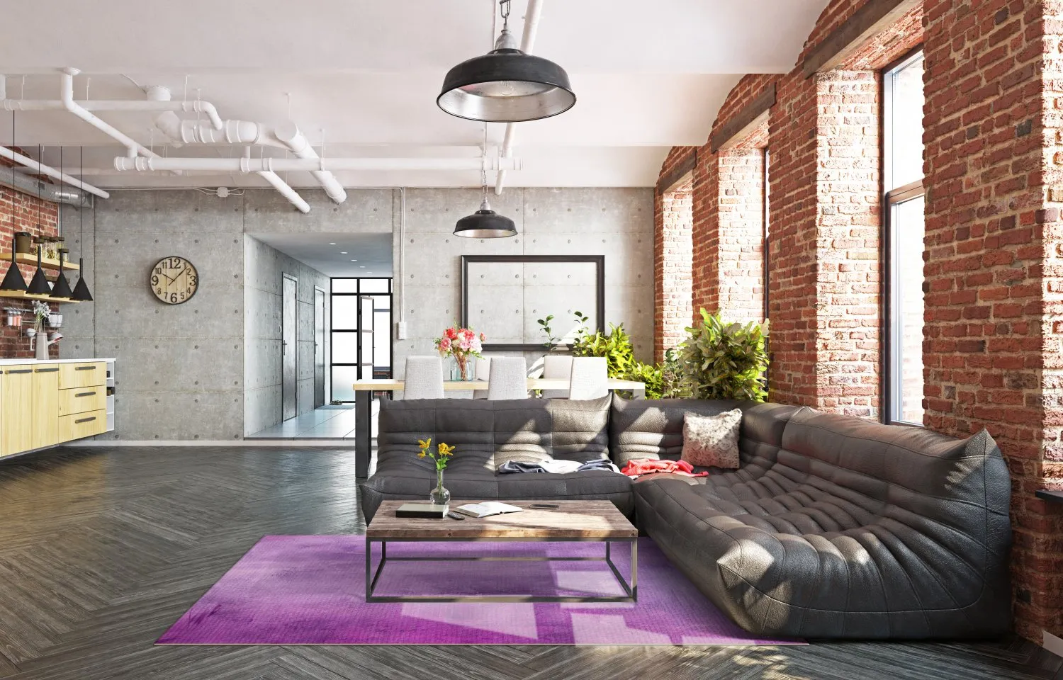 Tapete Wilton - Guillos (roxo)