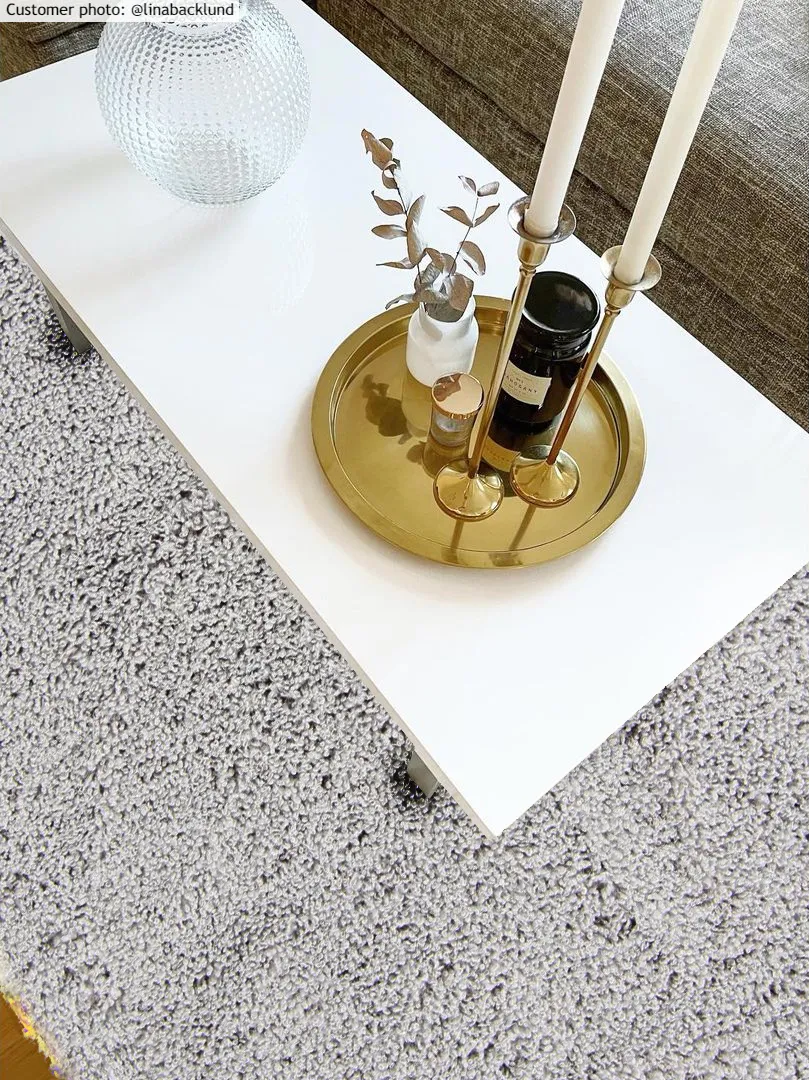 Tapetes redondos - Antuco (cinza claro)