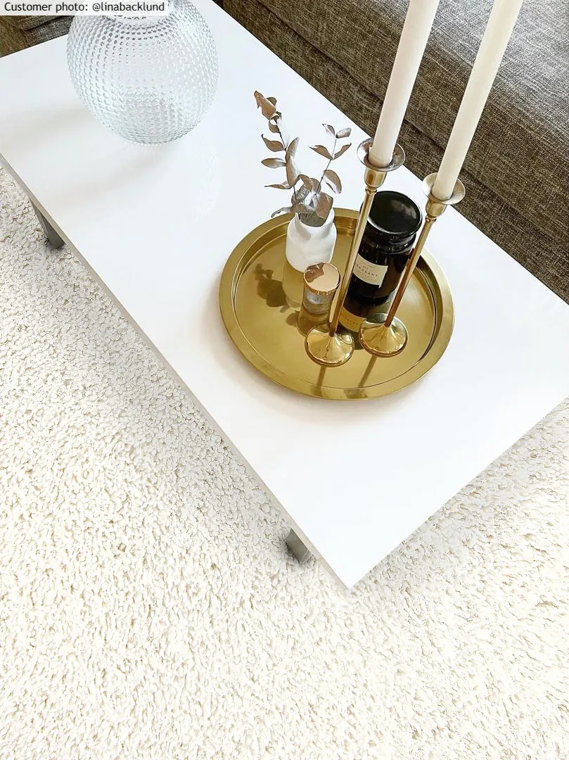 Tapetes redondos - Antuco (branco)