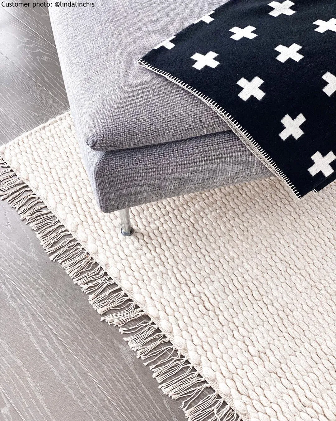 Tapete de lã - Cartmel (offwhite)