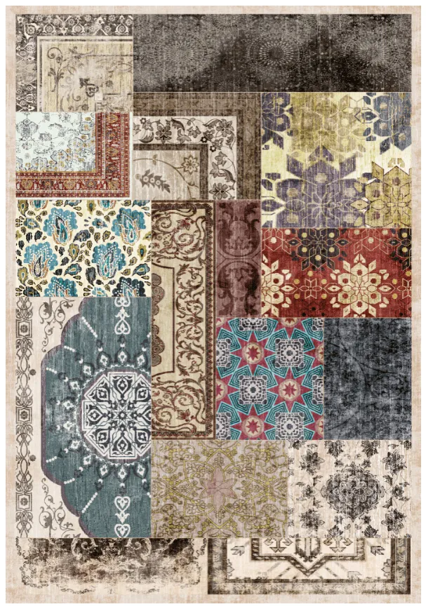 Tapete Wilton - Linosa (multicolorido)