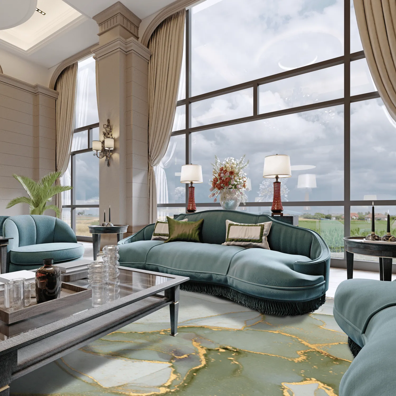 Tapete Wilton - Livata (multicolorido)