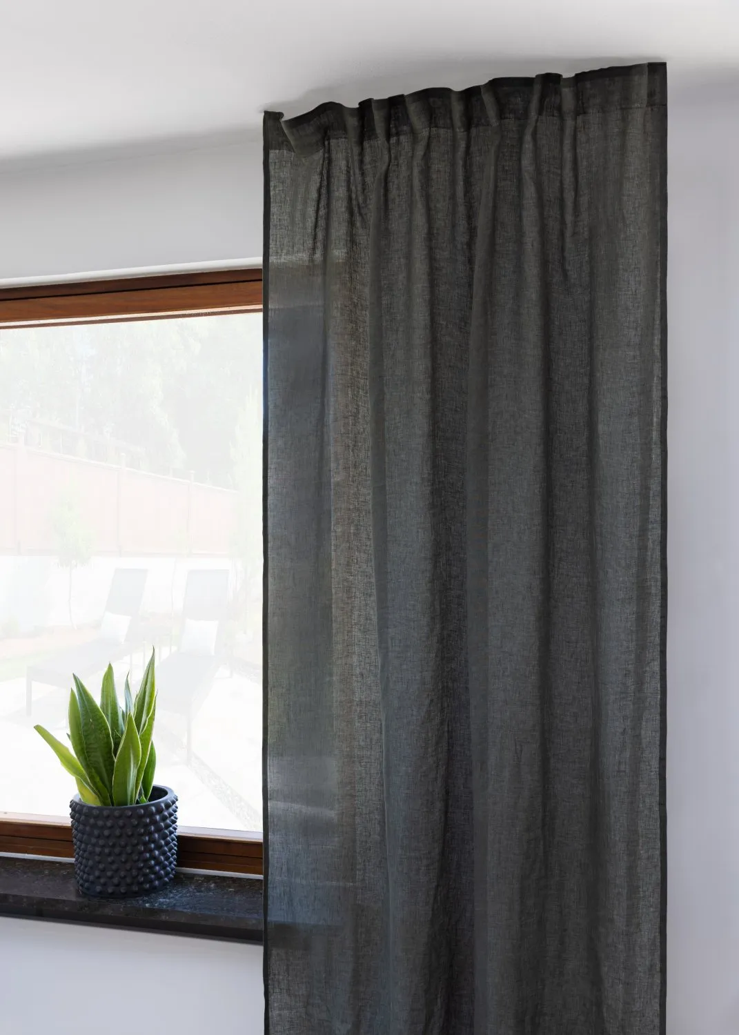 Cortinas - Cortina de linho Livia (verde)