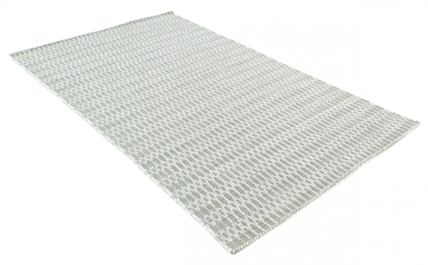 Tapete de lã - Long Stitch (cinza)