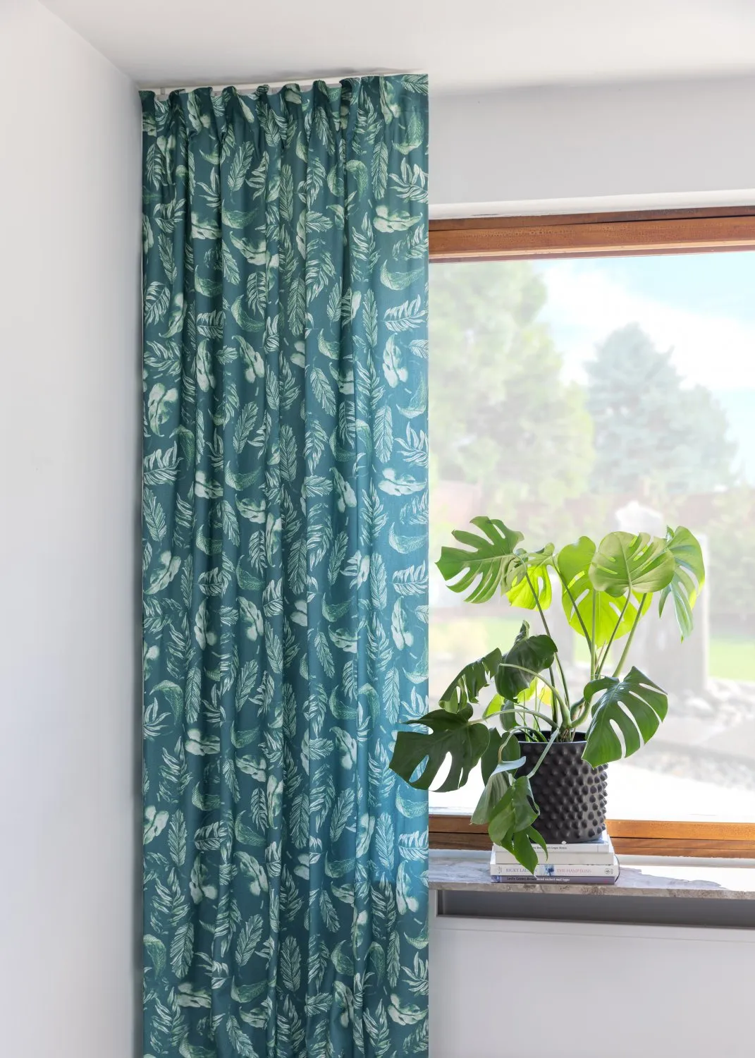 Cortinas - Cortina de algodão Lowe (verde)