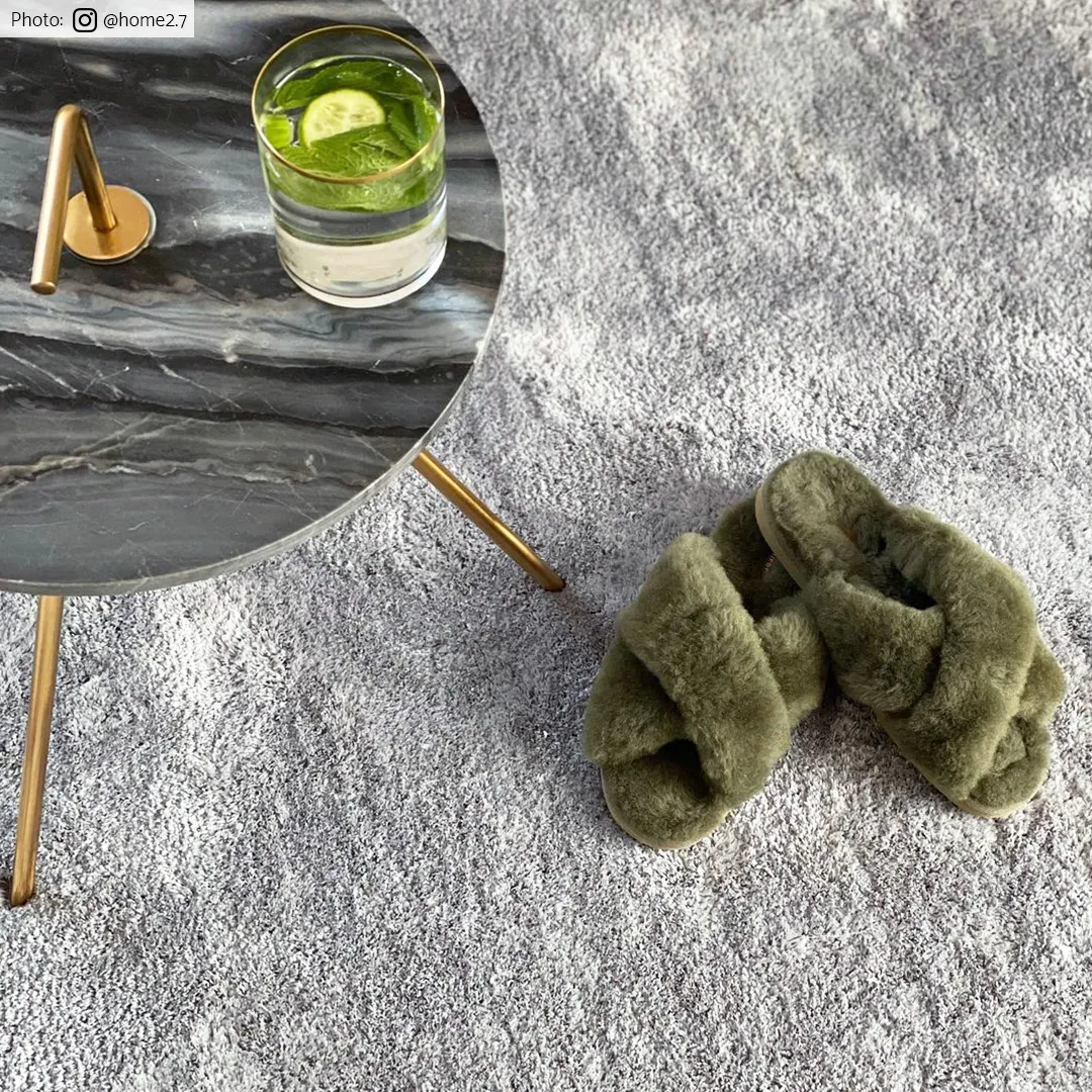 Tapetes felpudos - Lucknow (cinza)