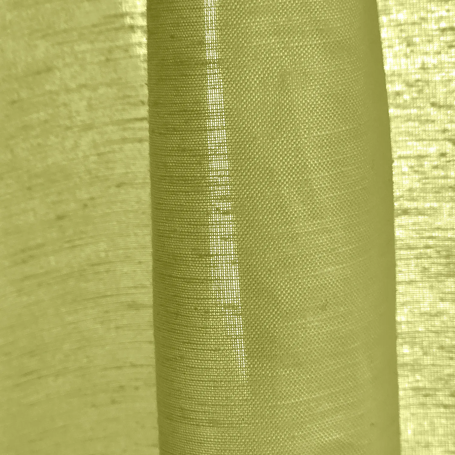 Cortinas Pack de 2 - Cortina mistura de linho Lumira (verde)