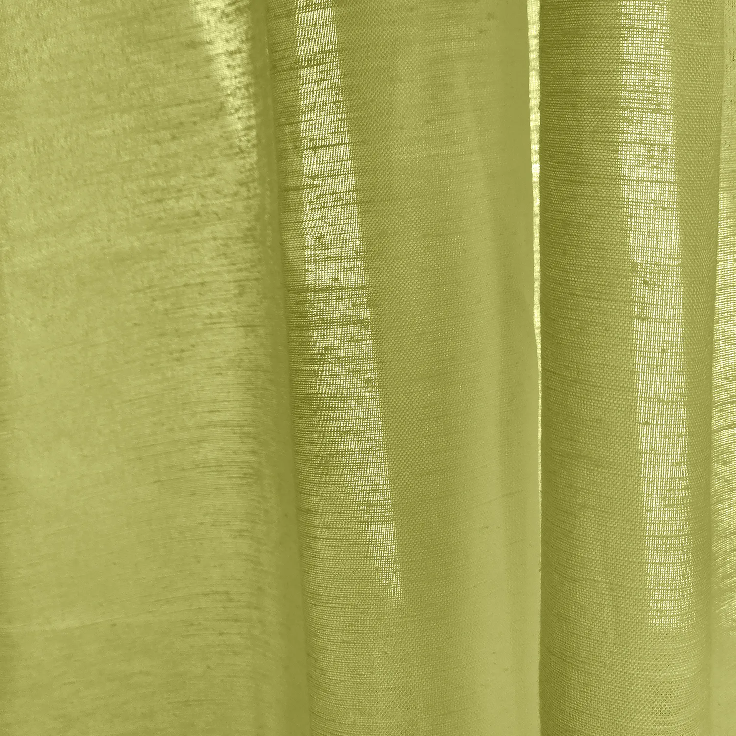 Cortinas Pack de 2 - Cortina mistura de linho Lumira (verde)