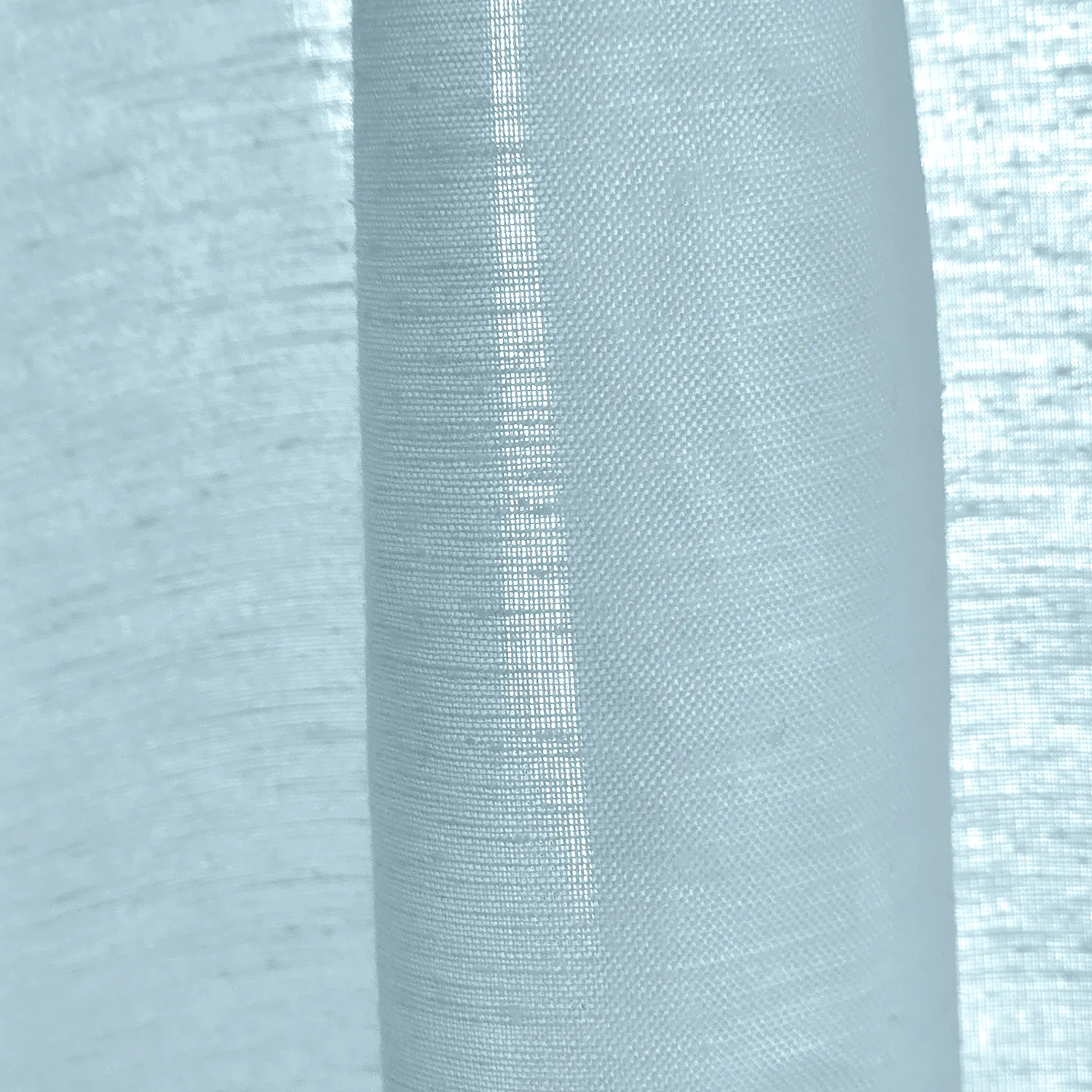 Cortinas Pack de 2 - Cortina mistura de linho Lumira (azul claro)