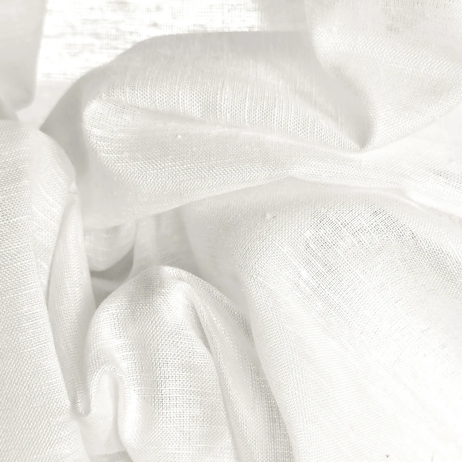 Cortinas Pack de 2 - Cortina mistura de linho Lumira (branco)