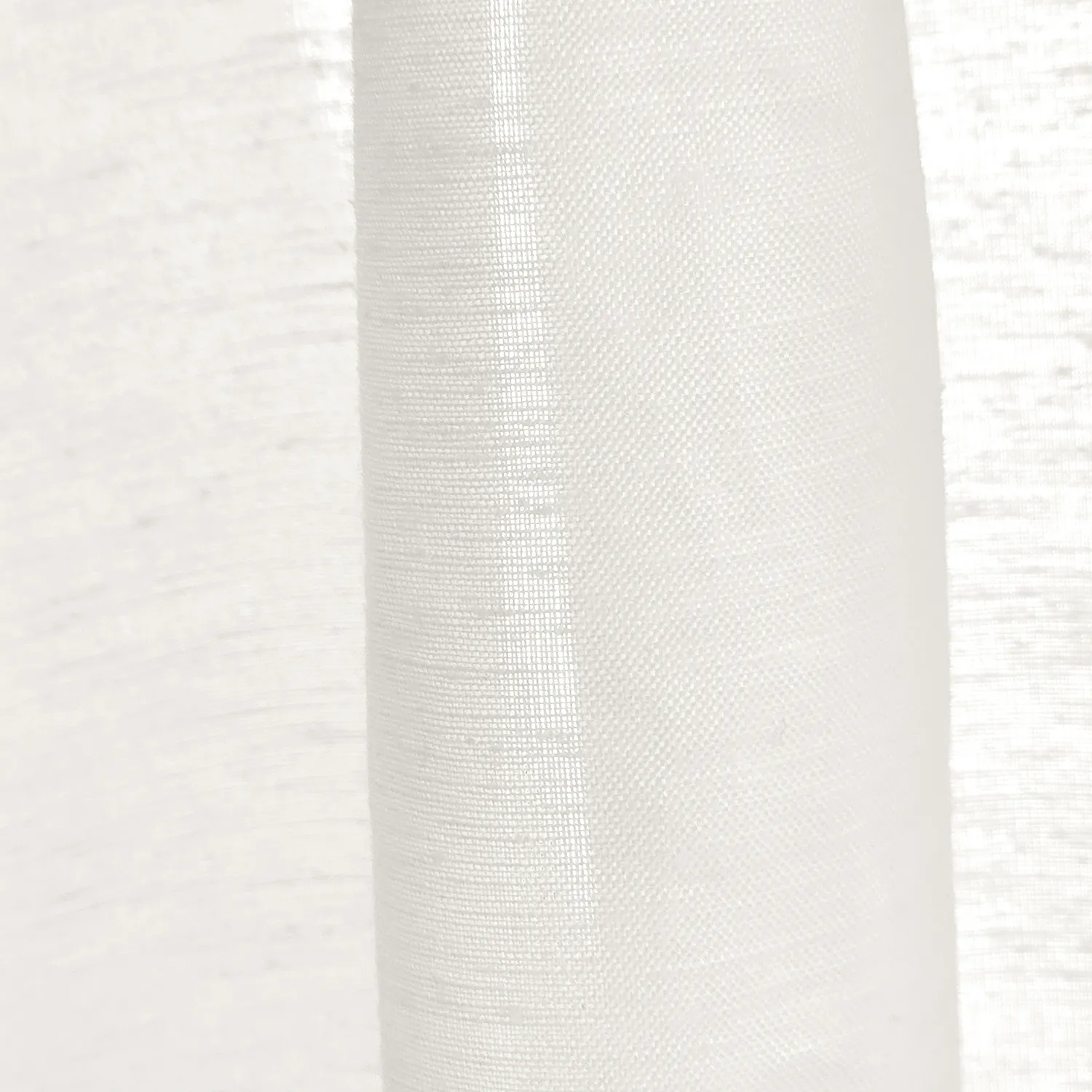 Cortinas Pack de 2 - Cortina mistura de linho Lumira (branco)