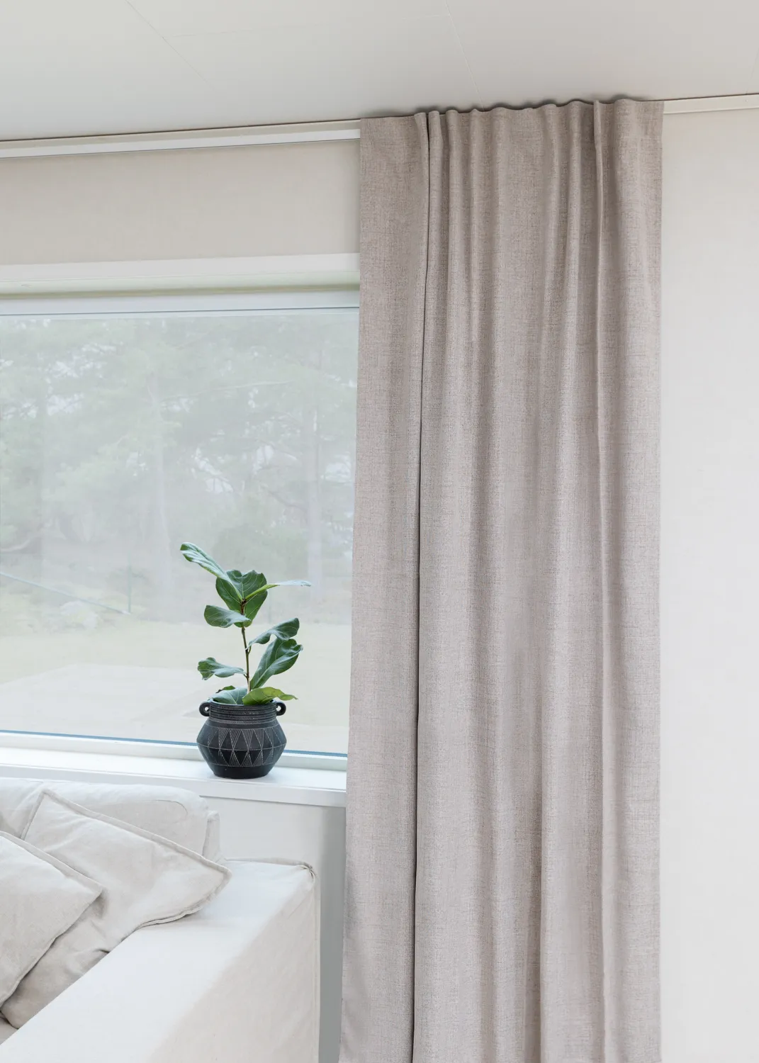 Cortinas - Cortina blackout Amaris (bege)