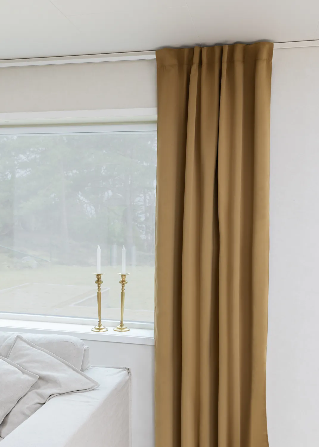 Cortinas - Cortina blackout Alina (marrom)